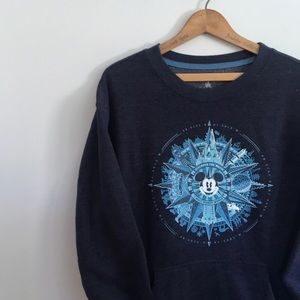 mickey mouse compass hoodie